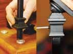 Unsurpassed Durability Balusters are screwed into place P DIY Simple Installation No holes to drill for most