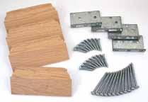 Use to flush mount the utility newel on a starting step or other finished floor surface