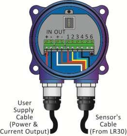 Use either type of connection to seal both conduit connections on the display.
