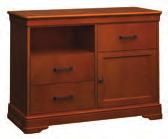 Three Drawers, One Door available with door on left side Two Doors Six Drawers Two