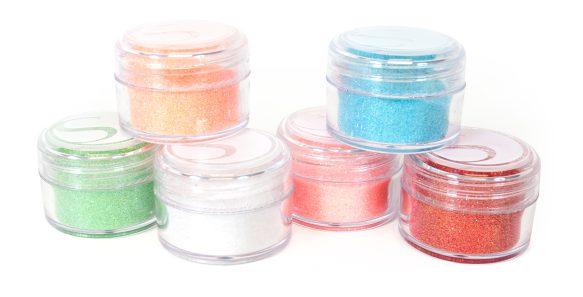 Essential Colors KIT-ADHESIVE-3T MEDIA-ADHESIVE-3T GLITTER-1-3T contains