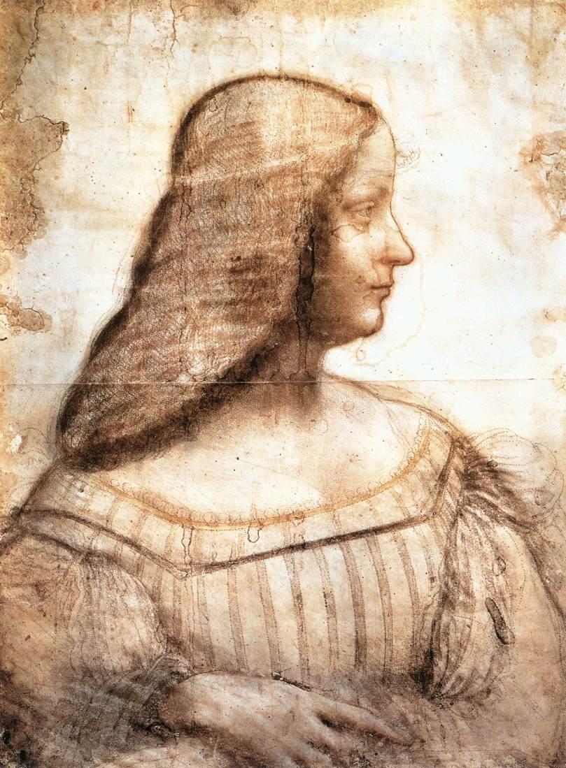 Study for a portrait of Isabella d'este