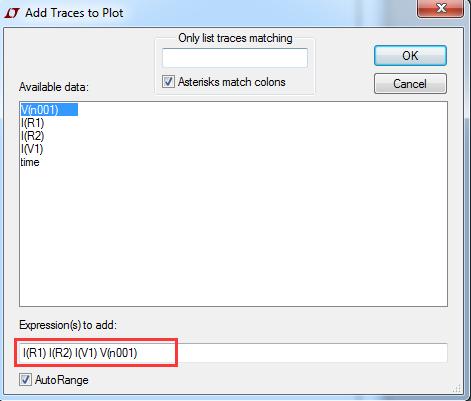 2) Right click on the trace panel, select