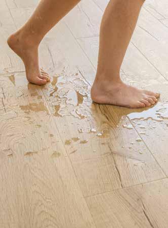 Resisting everything, even water! Meet the latest generation of laminate floors.