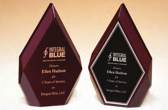 High Gloss Plaques & Awards High Gloss Rosewood Diamonds Silver Florentine Border with Textured Black Center on Rosewood