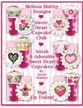 Our brand new club starts April 2013. Register now and each month for six months you will receive one cupcake canvas with stitchguide. Price per month $96.