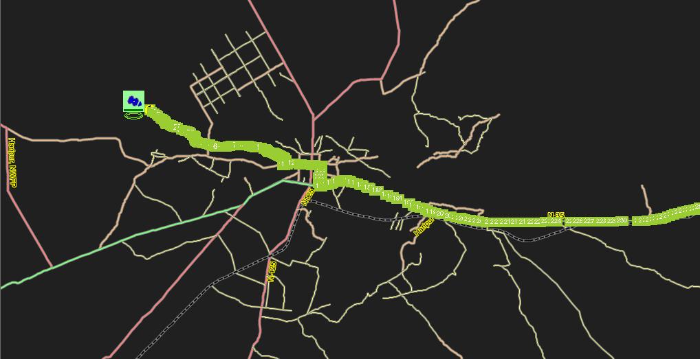 Figure 6: Worldwide OSM Data (road vectors, top) and Raster (bottom, shown with road vectors on top) This is a vast amount of