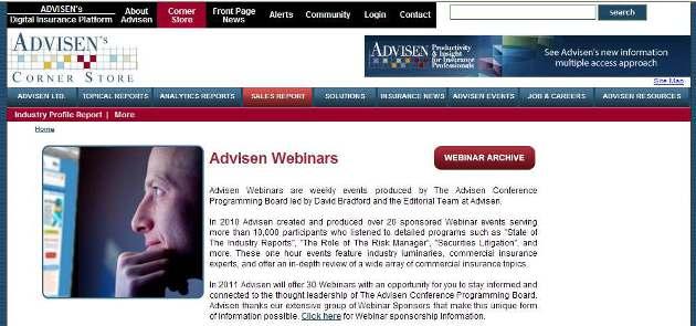 html for the 2012 Webinar Schedule Emerging Risks in Marine