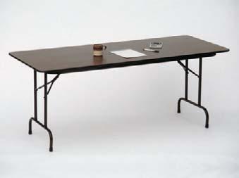 GOOD 5/8 Melamine: Economical Folding Tables for Light to Moderate Duty Home and Office Use.