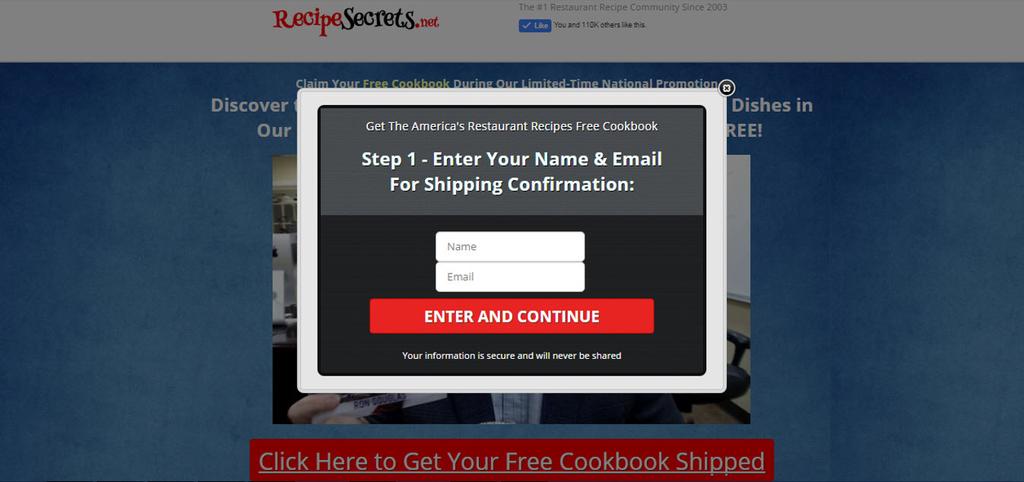 Note that this form repeats what to do, Get The America s Restaurant Recipes Free Cookbook.