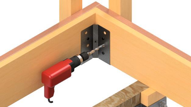 Nail overlapped boards typically to hold them in place.