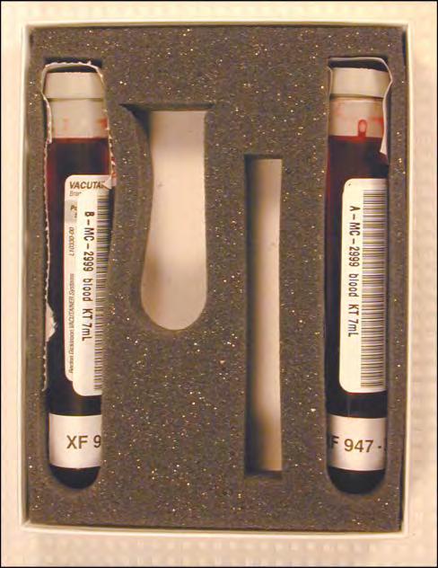 These can be used for the blood alcohol and DRE programs. Blood alcohol kits are available through the CRO.