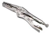 ocking Pinch-Off Pliers Material: Jaw and Handle - Chrome Molybdenum. Pinch off and lock on butane gas lines and copper tubing.