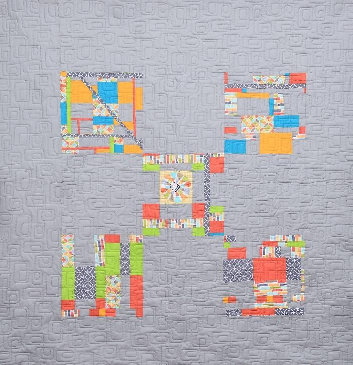 Fractured Disappearing 9-Patch Quilt Project sizes: 48" x 48" or 60" x 60" This quilt is a modern take on a classic design. The familiar 9 Patch block will become a thoroughly modern design.