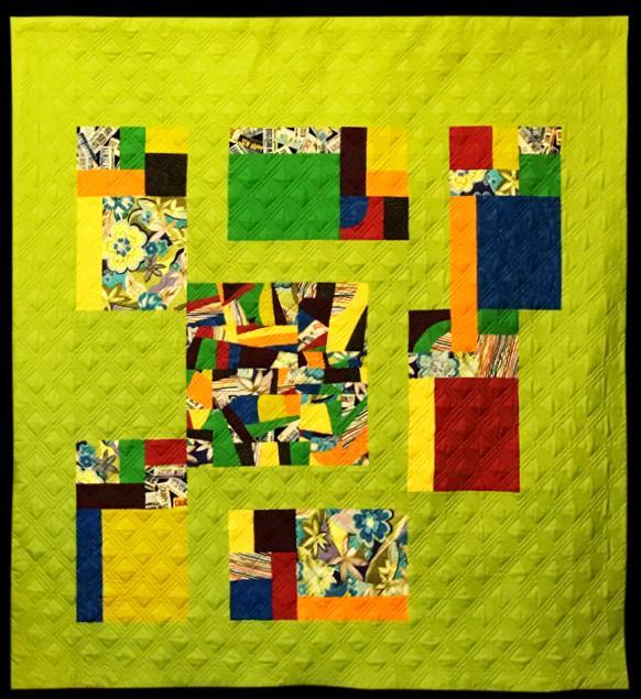 Fibonacci Quilt #1 Quilt, Table Runner & Placemats Project sizes: 69" x 69"; placemats and table runner options included.