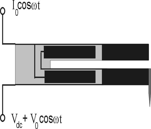 Electrostatic Force Microscopy Tuning Fork (32.768 KHz) L = 2.