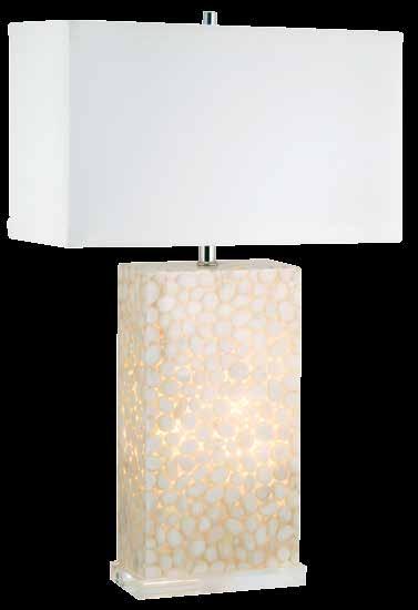 351 WILD GRASS ACRYLIC TABLE LAMP WITH NIGHT LIGHT WILD GRASS IN ACRYLIC SIZE: 18 W 9 D 26 H SHADE: 18 W 9 D 12 H 100 ALABASTER HOUR GLASS TABLE LAMP