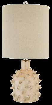 SHADE: 18 W 11 H 208 BISQUE CERAMIC TABLE LAMP IN TAUPE