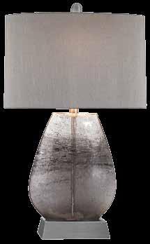 FINISH WHITE FAUX SILK FABRIC SHADE SIZE: 17 W 31 H SHADE: 17 W 12 H D2913 HARLEM TABLE LAMP