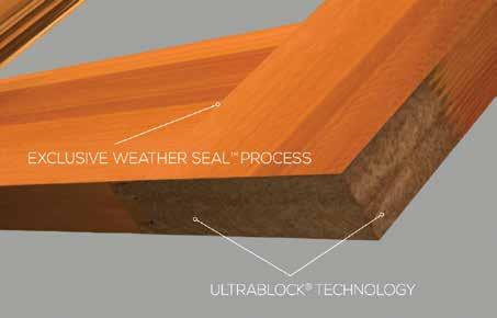 Our exclusive Weather Seal process provides additional protection against moisture penetrating the bottom rail. It s our answer to the galoshes you splashed around in as a kid.