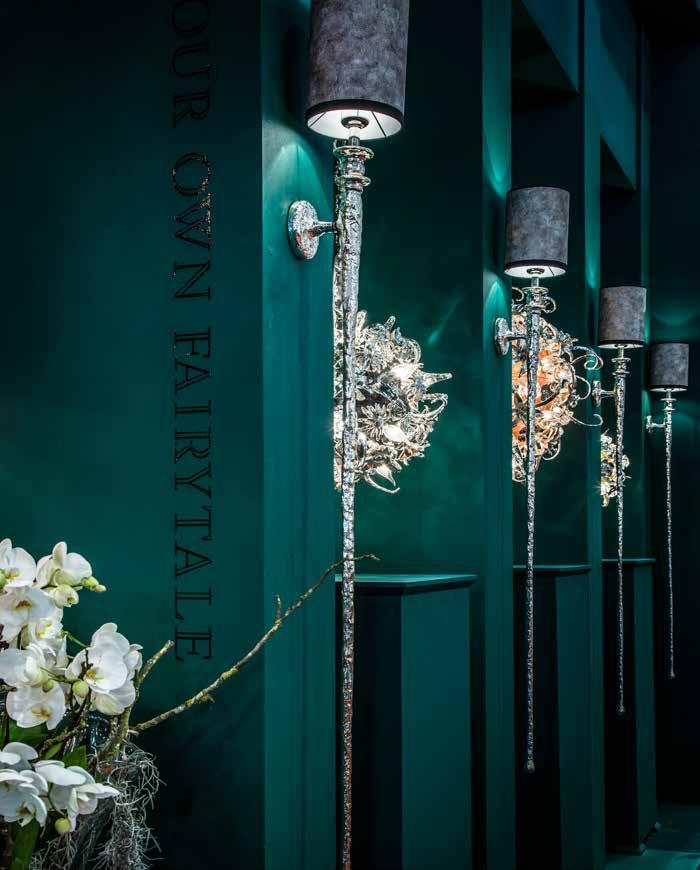 70cm 70cm Itemnr: PA 882 Model: Melting Flowers hanging lamp