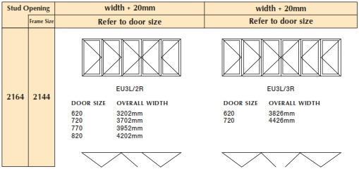 Sills for bi-fold doors are not a standard component. They are a hardware item and supplied by others as part of the overall track hardware requirements.