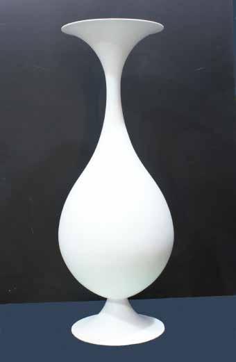 LADY4 Squat Bulbous Vase LADY1 Oversized Shapely