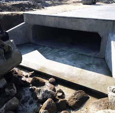 Box Culvert HEADWALLS FP McCann offers a bespoke headwall solution suitable for box culverts. These headwalls are made up of a number of precast panels and tied with an in-situ stitch.