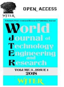 World Journal of Technology, Engineering and Research, Volume 3, Issue 1 (2018) 305-313 Contents available at WJTER World Journal of Technology, Engineering and Research Journal Homepage: www.wjter.