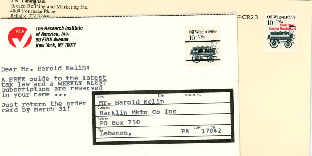 ! Transportation Coils come WITH Bureau Precancels and some just have overprints.! Two pieces two different rates both using 10.1c: (2/17/85-4/3/88 See PB 21666)!