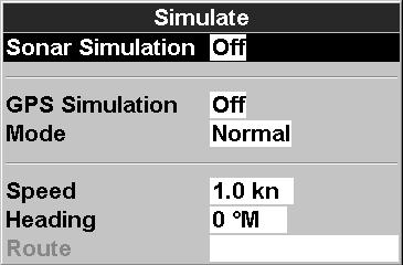 2 A list of choices is displayed. Select one. 15-14 Setup > Simulate Simulate mode is a way of becoming familiar with the Explorer 660 (see section 2-5).