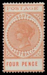 [We have seen very few South Australian covers with commerical perfins and know of only two others with "Long Tom" perfins] {Website} 200 Lot 334 334 * A B1 1902-04