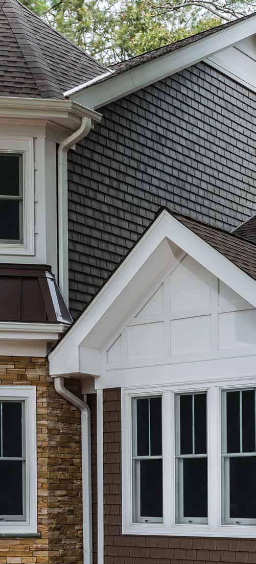 PERFORMANCE Treated Cedar (453) Authentic Keyways Natural cedar is beautiful. With Grayne Engineered Composite Shingle, you get the same beauty with none of the maintenance.