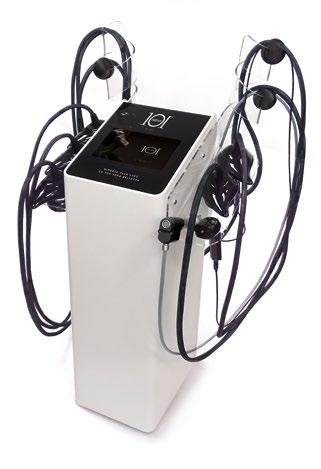 Quantum of Deeva EIGHT DIFFERENT TECHNOLOGIES IN ONE MACHINE Multi-purpose device that exploits quantum theory to apply a toning and remodelling action on different areas of the body.