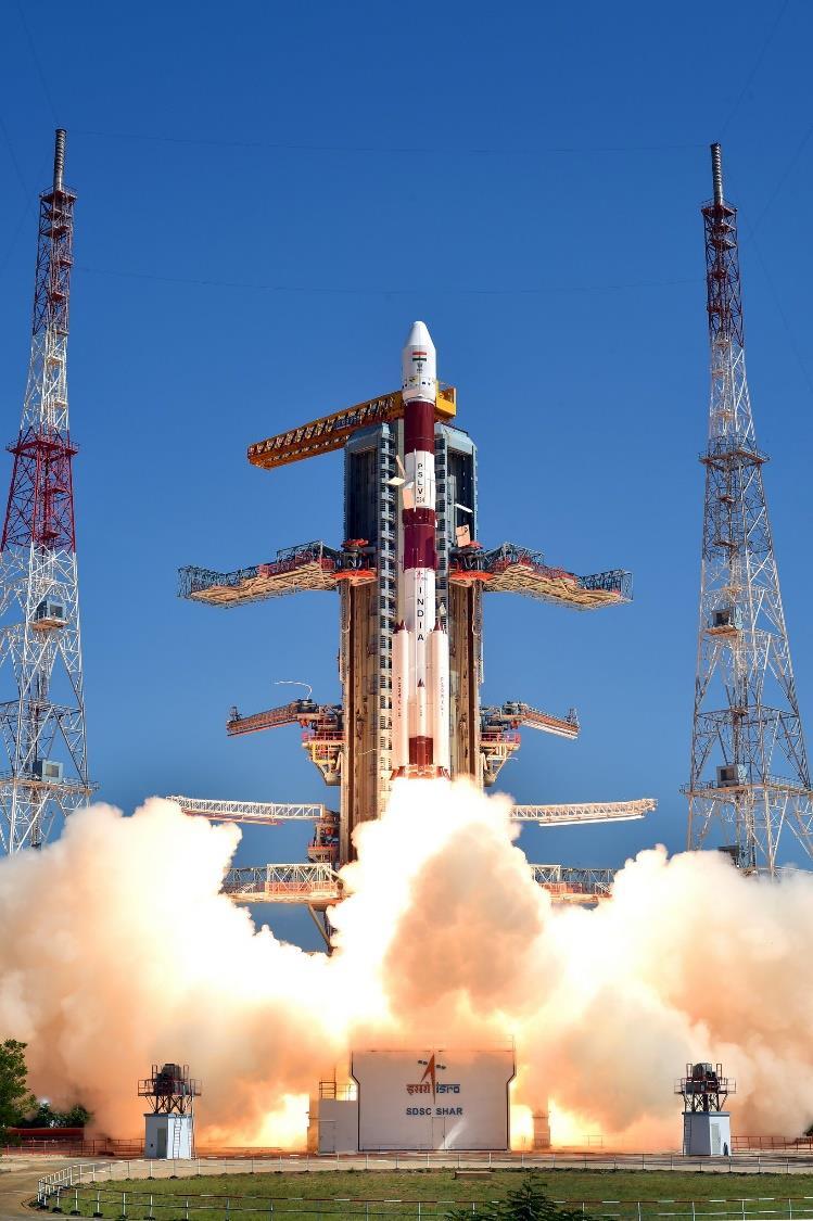 LAUNCH SERVICES Launch Vehicle Information PSLV Launch Vehicle (India) 505 720Km Sun-Synchronus Orbit Launches every two months Success ratio higher than 92% Piggy-back Launch Service Package