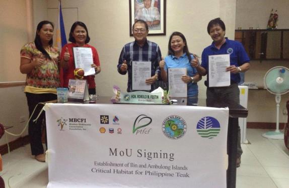 Mindoro Island Symbolic Species Icons of Nature (MISSION) Program Ilin and Ambulong Islands Islands Forest Restoration Project MBCFI initiated a 2-year project with funding support from the
