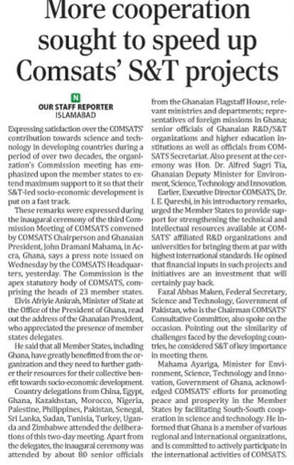 The Nation Pakistan 29 October 2015 Page 03: Natinoal