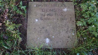B5 THOMSON DAVID MILLAR THOMSON MA PhD FRSA 8.10.192
