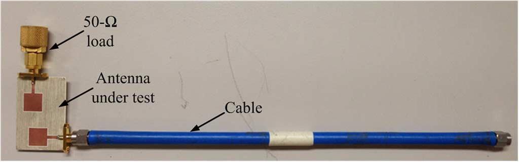LIU et al.: COMPACT MIMO ANTENNA FOR PORTABLE DEVICES IN UWB APPLICATIONS 4261 Fig. 8. Simulated and measured (a) and, and (b). Fig. 9. Prototyped antenna with short feeding cable used in measurement.