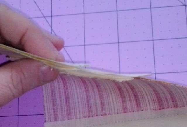 If you pressed the seams to one side, and kept them in the same direction when you cut the blocks, your seams will all