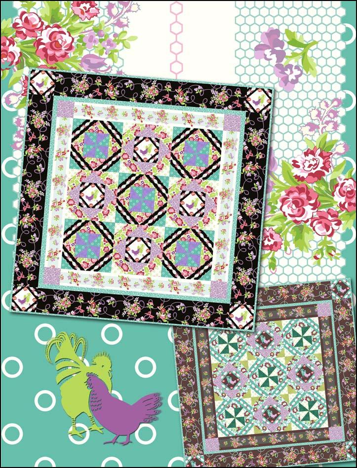 Gra ndma Had a Wild Side Fabrics by MaryJane Butters Quilt designed by Gail Kessler Quilt