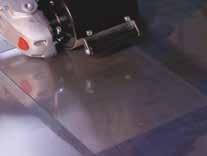 Preparation for polishing large surfaces Preparation for polishing Cold rolled sheet.430.
