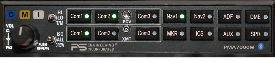 3.1 SCOPE Section III OPERATION PS Engineering PMA7000M Audio Selector Panel and Intercom System GENERAL INFORMATION This section provides detailed operating instructions for the PS Engineering