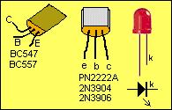 PARTS LIST 1-270R 1-330R 1-390R 3-470R 3-1k 2-2k2 1-3k3 1-4k7 1-10k 1-22k 1-56k 1-470k 1-4u7 16v PC mount electrolytic 1-470u 16v PC mount electrolytic 7 - BC 547, or 2N 2222 transistors 1 - BC 557