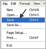 LESSON-5 - CNC - PART #2 TYPING UP YOUR PROGRAM USING WINDOWS NOTEPAD 9.