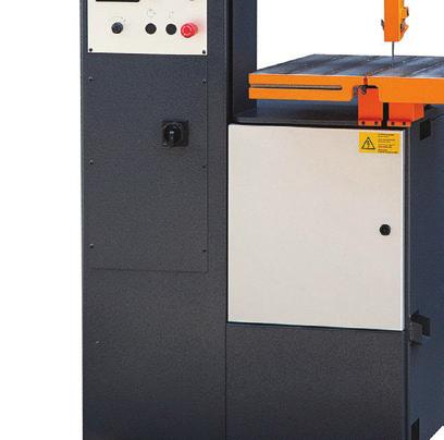 Cutting plane: varies Trimming with a vertical band saw Application: single or small batches