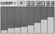 There are 2 sequencers each dedicated to each Cutoff Filter.
