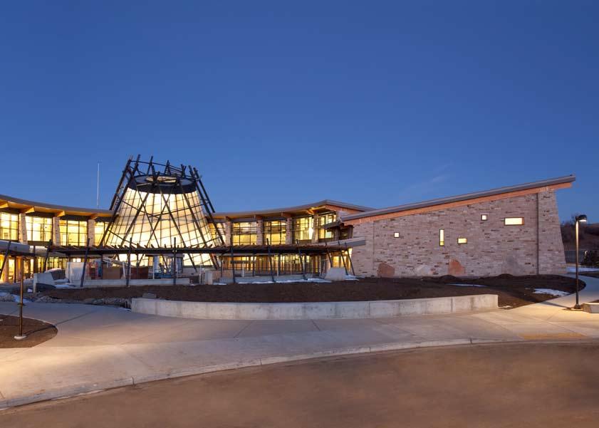 erched on a terrace overlooking the Los Pinos River at the heart of a historic tribal meeting place, the Southern Ute Cultural Center & Museum in Ignacio, Colo.