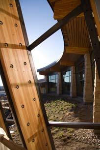 The new facility celebrates the living heritage of Native people who have lived in the area for thousands of years.