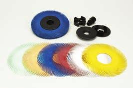 Sanding Solutions Off-Hand Applications (continued) Scotch-Brite Radial Bristle Discs Provides uniform finish Designed to sand detail grooves, patterns and other hard to reach areas Scotch-Brite